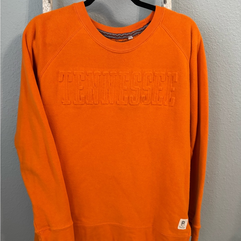 Pressbox Vibrant Orange Tennessee Crewneck Sweater